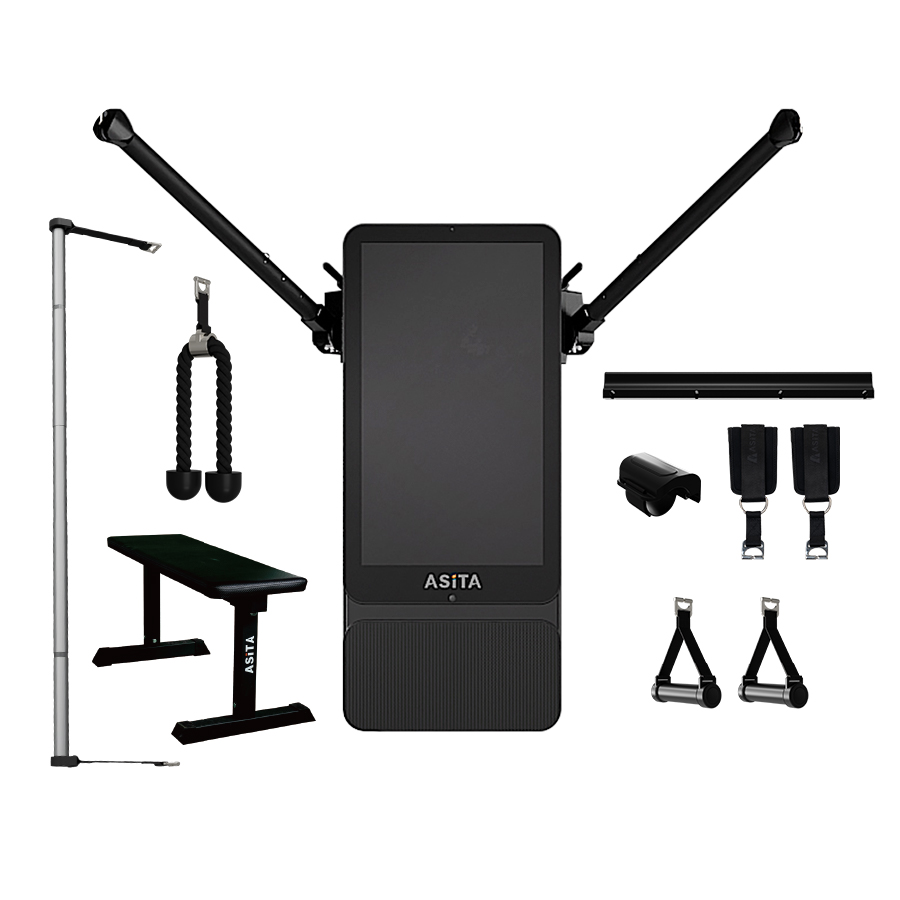 Smart Home Gym Mirror - Multi Function Fitness Equipment Tonal Wall
