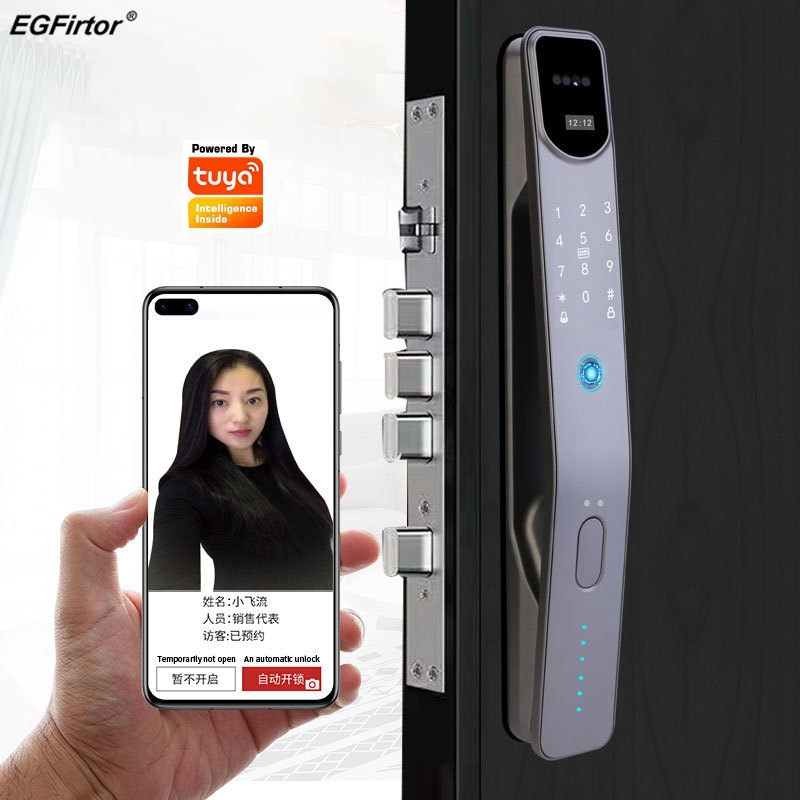Smart Home Door Lock - Tuya Wifi Electronic Fingerprint Smart Door