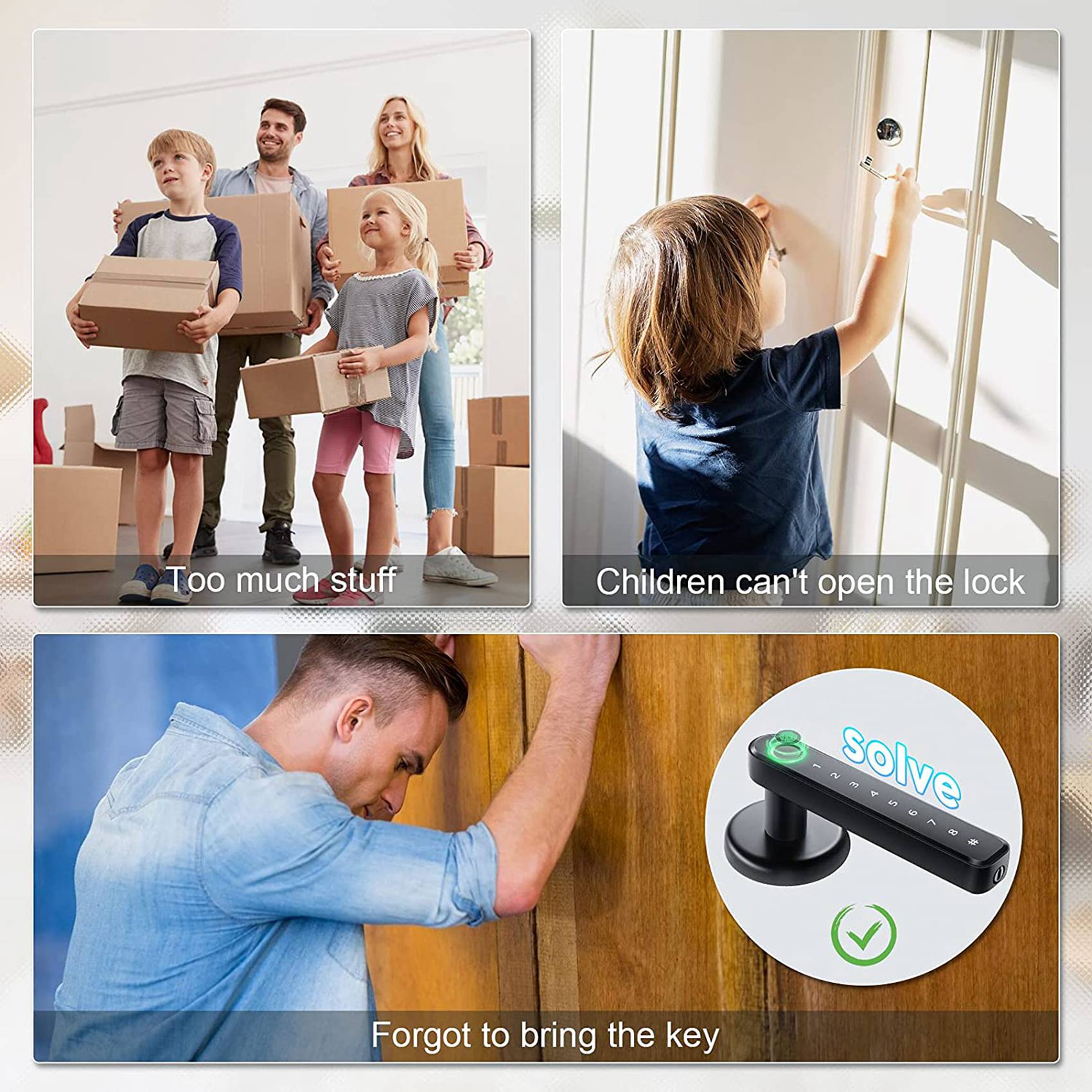 Smart Home Door Lock - T36C 2X Fingerprint Smart Door Lock