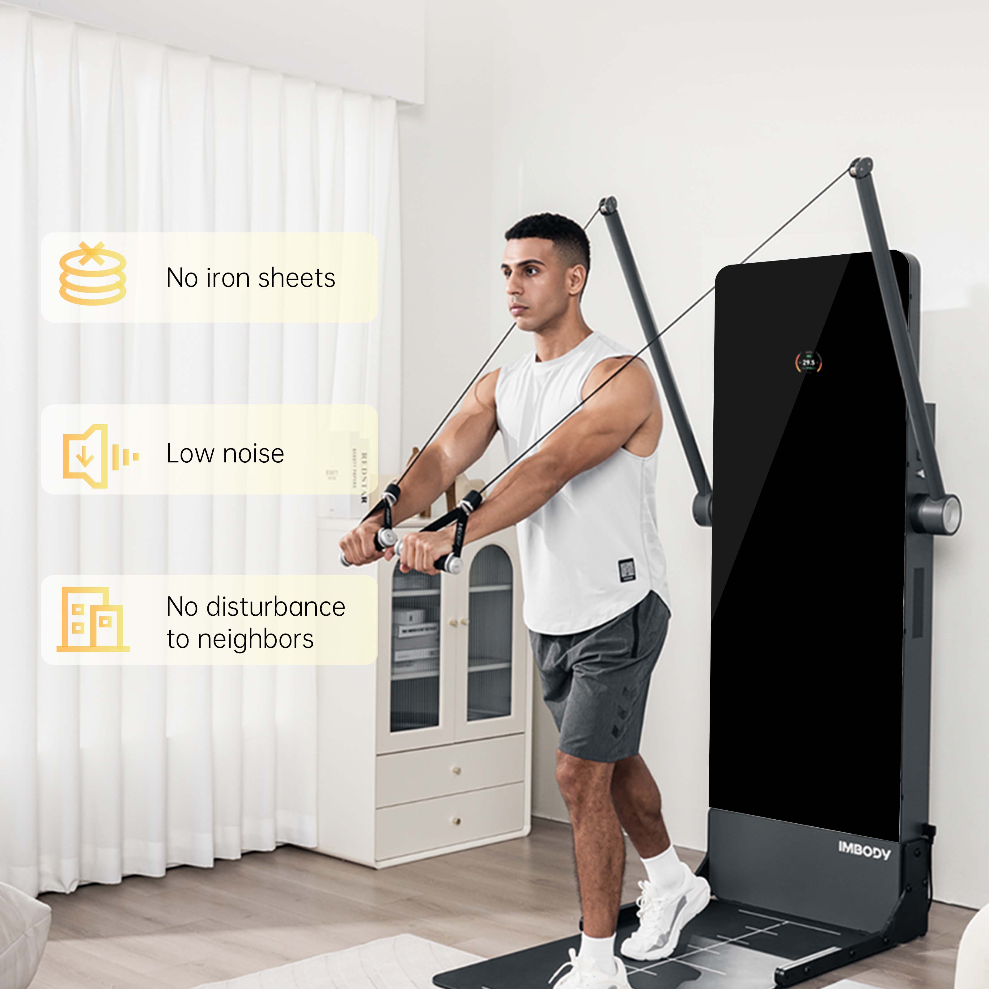 Smart Home Gym Mirror - Gym Equipment Commercial Smart Gym Fitness