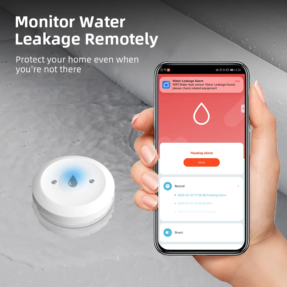 Smart Home Sistem - Zigbee Water Leak Sensor for Tuya