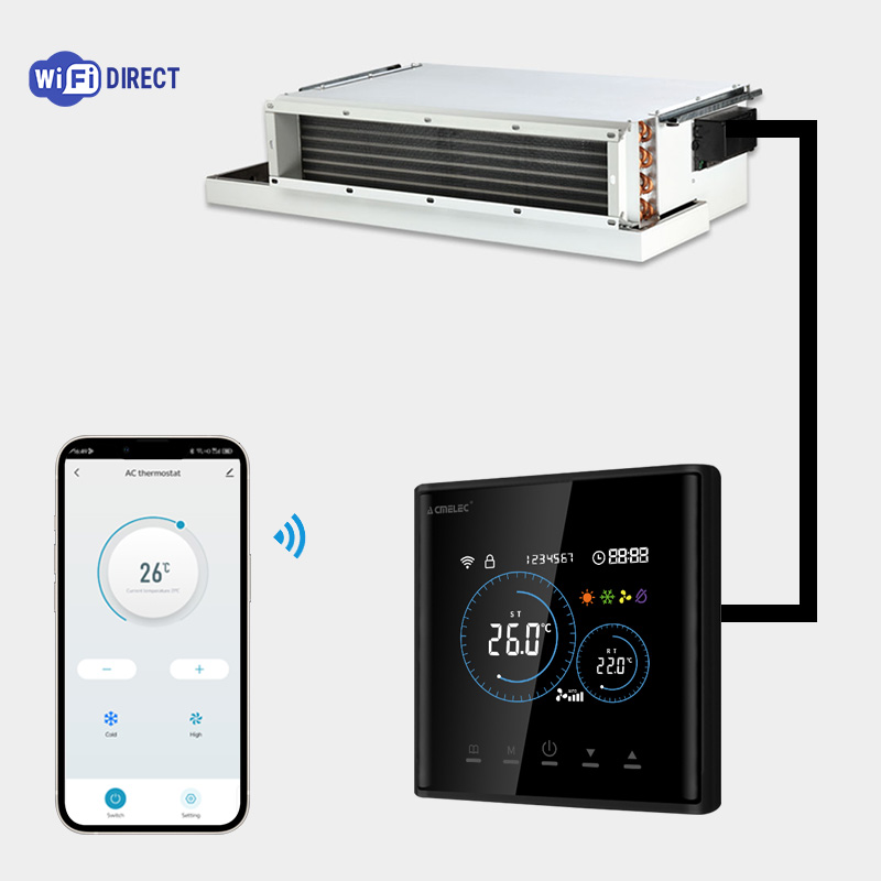 Smart Home Hvac - Smart Fan Coil Thermostat HVAC WiFi
