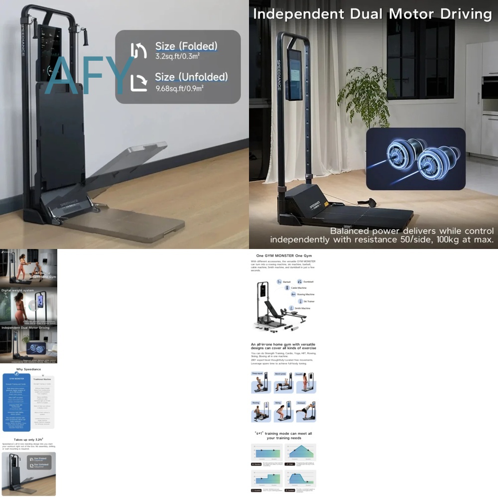 Smart Home Gym Mirror - Smart Gym Mirror for Home Fitness