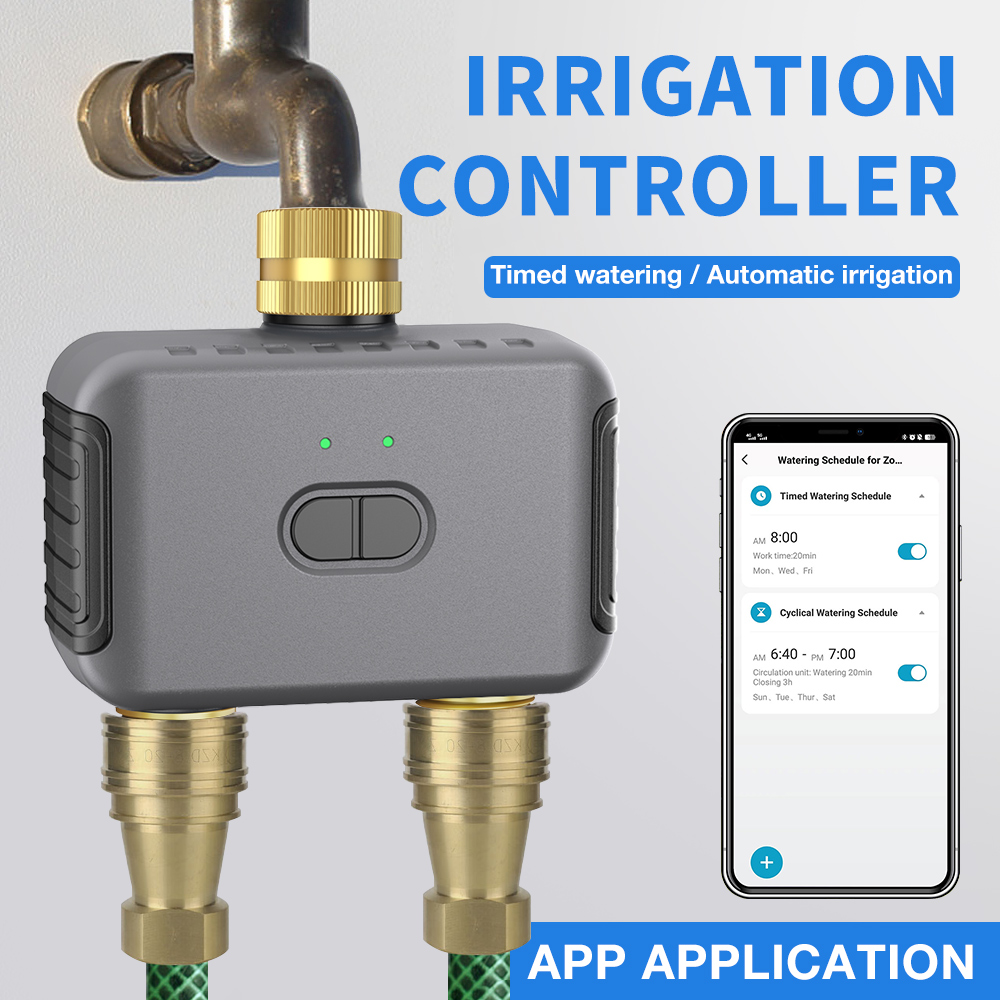 Smart Home Sistem - Tuya 2 Zone Watering Timer Garden