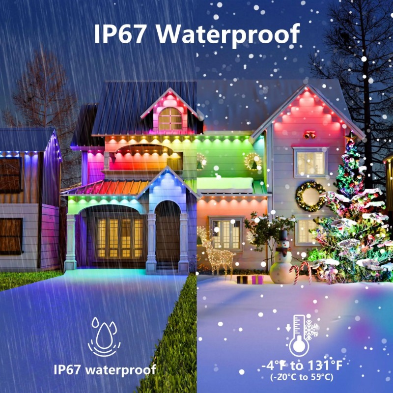 150FT 90LED Smart RGBIC Perman - Smart Home Yellow recension och pris