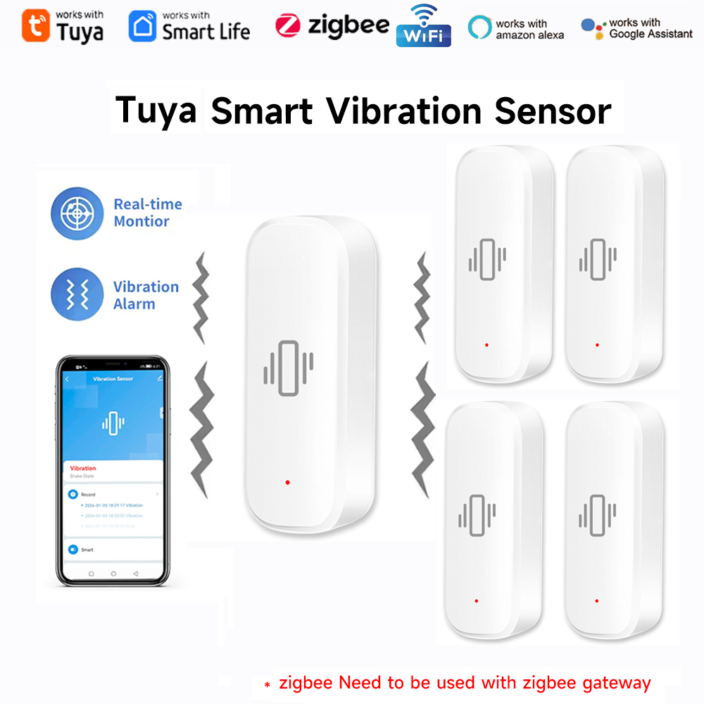 Tuya WiFi Zigbee Smart Vibrati - Smart Home Google Assistant recension och pris