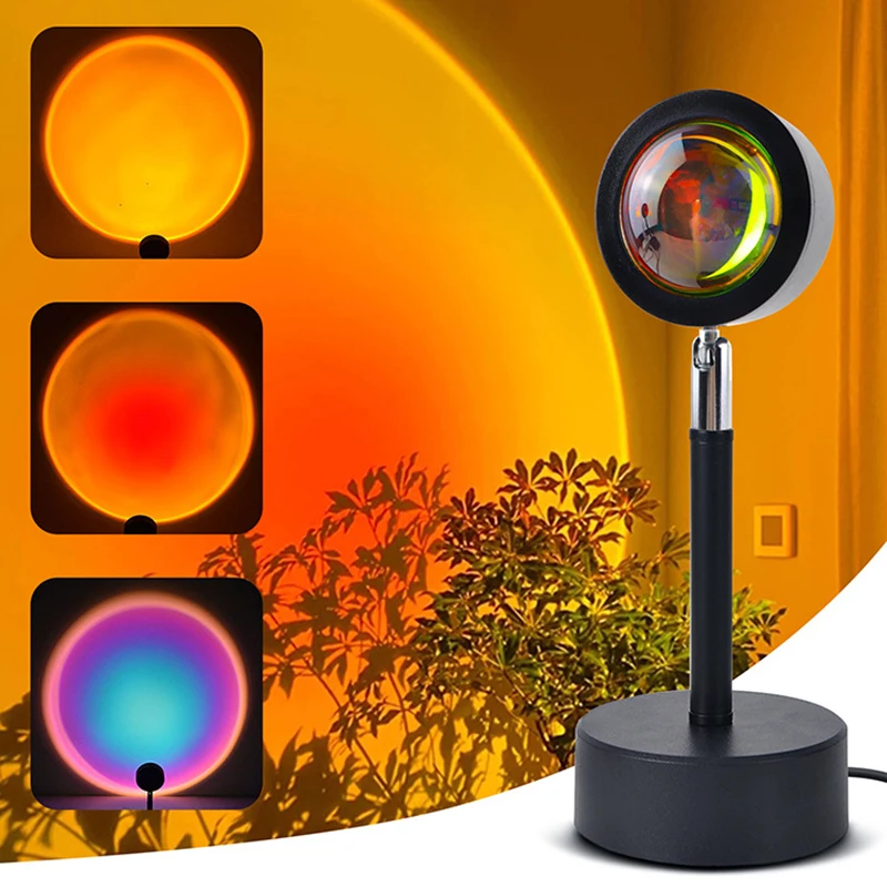 Smart LED Sunset Lamp Colorful - Smart Home Sistem recension och pris