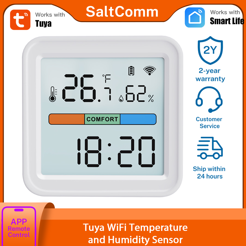 Tuya New WiFi Temperature Humi - Smart Home Google Assistant recension och pris