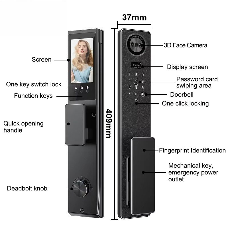 Tuya WiFi Smart Door Lock, Hom - Smart Home Door Lock recension och pris
