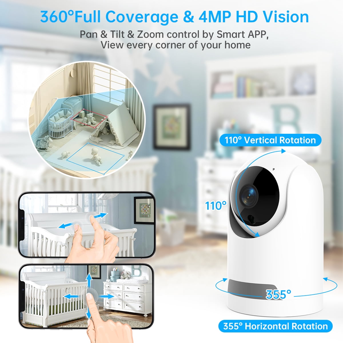 ANSVICAM 2K 5MP WiFi Smart Hom - Smart Home Windows App recension och pris