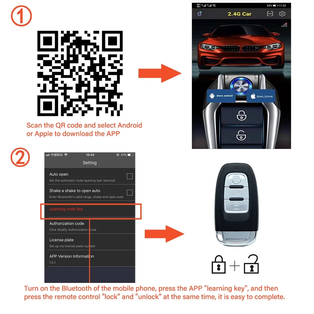 Universal Car Alarm Auto Start - Smart Home Hvac recension och pris