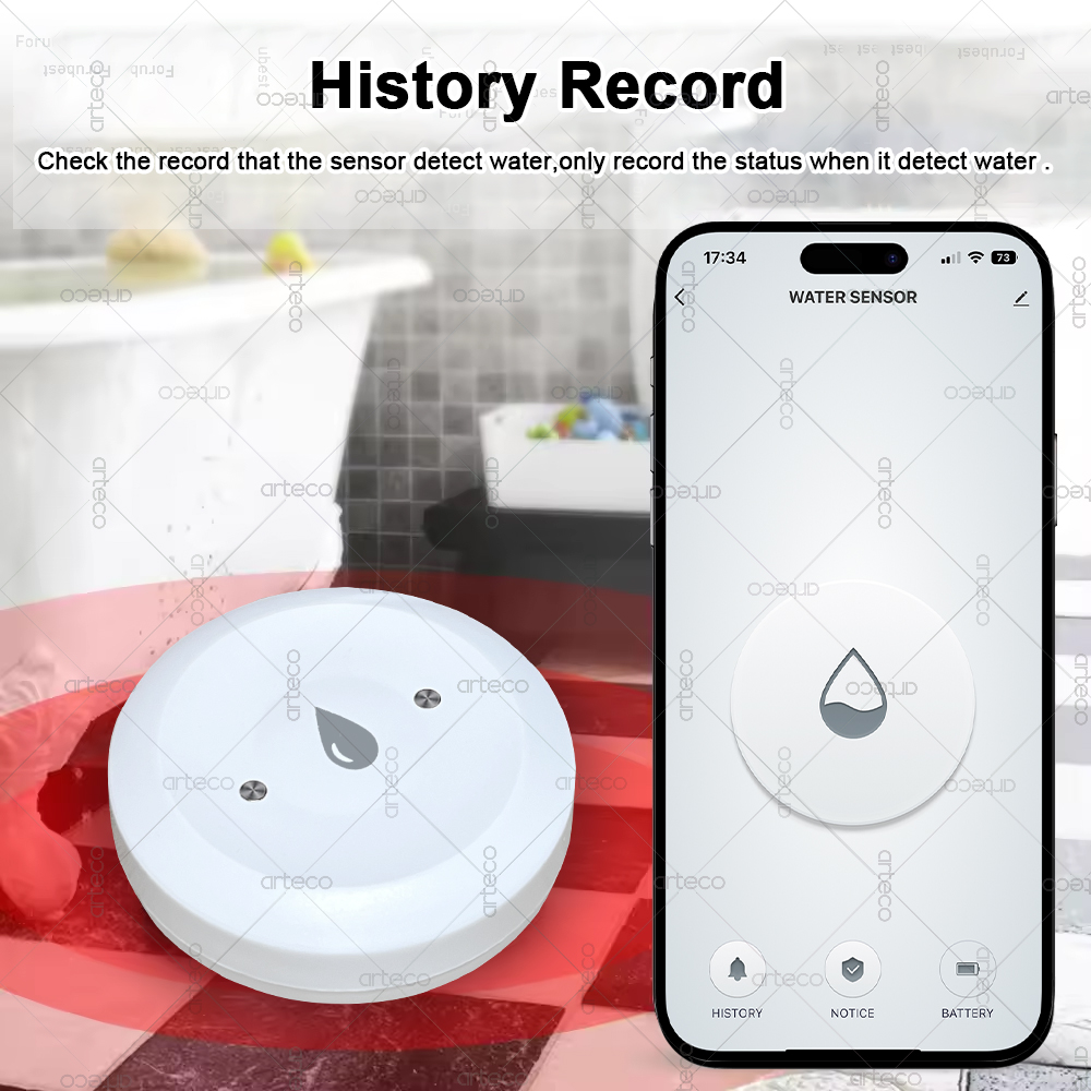 Tuya Smart Zigbee Water Sensor - Smart Home Sistem recension och pris
