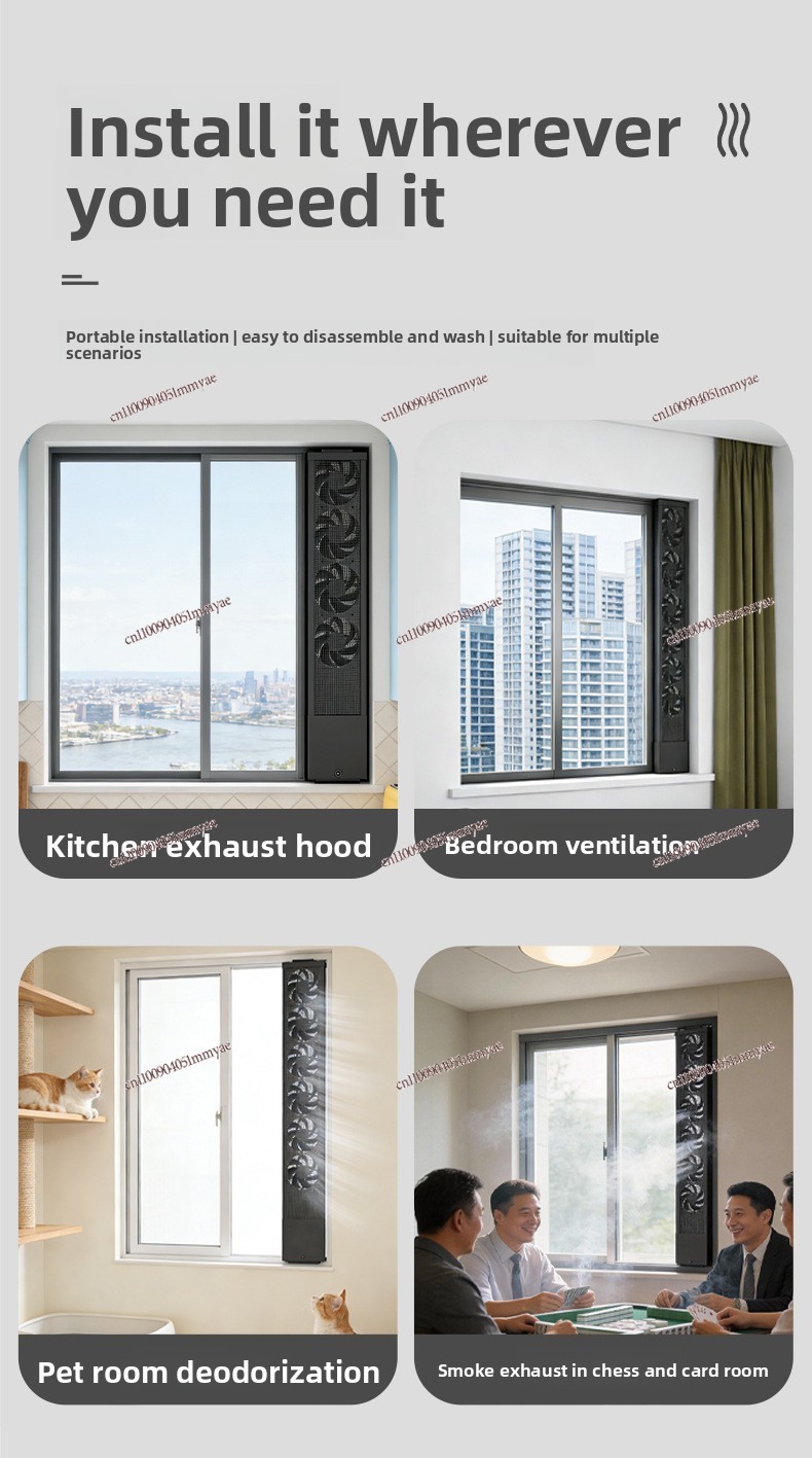 No Perforation No Installation - Smart Home Ventilation System recension och pris