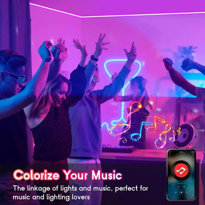 Tuya Smart Life WiFi LED Neon  - Smart Home Yellow recension och pris