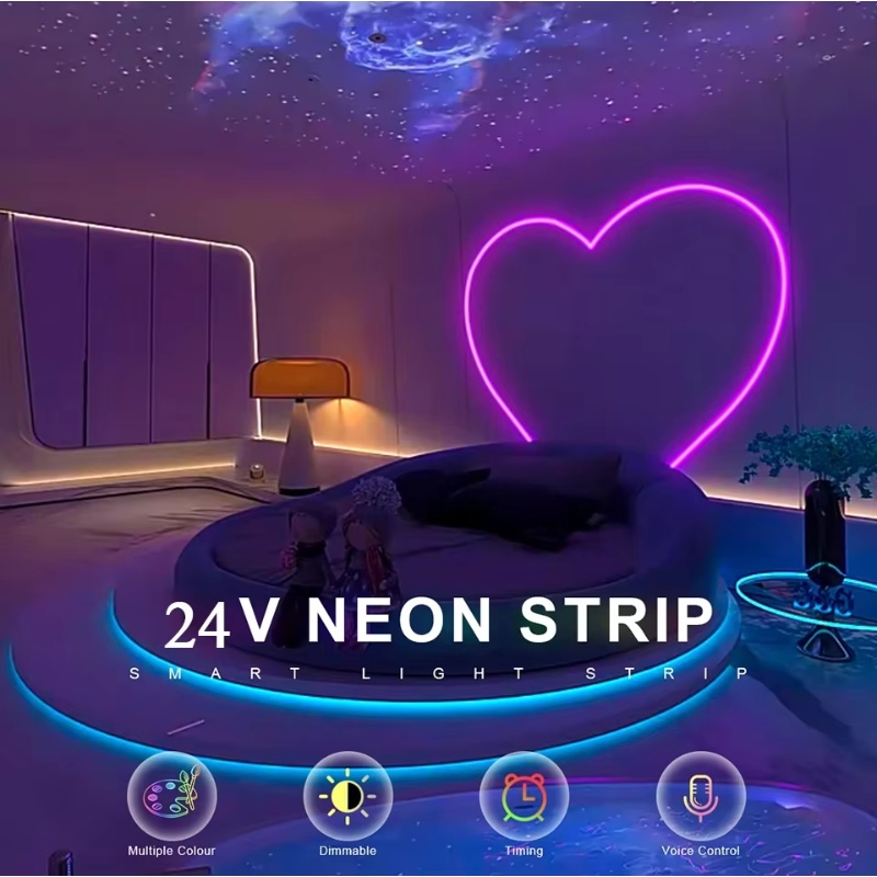 Tuya Smart Life WiFi LED Neon  - Smart Home Yellow recension och pris