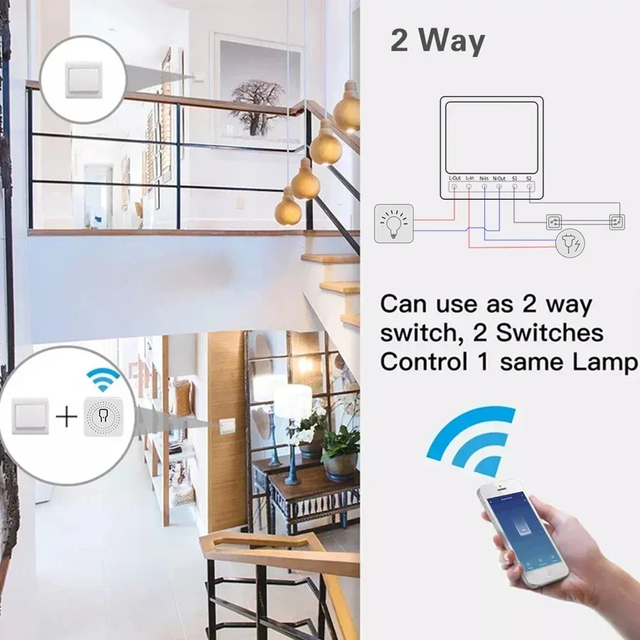 Tuya WiFi Smart Switch Module  - Smart Home Google Assistant recension och pris