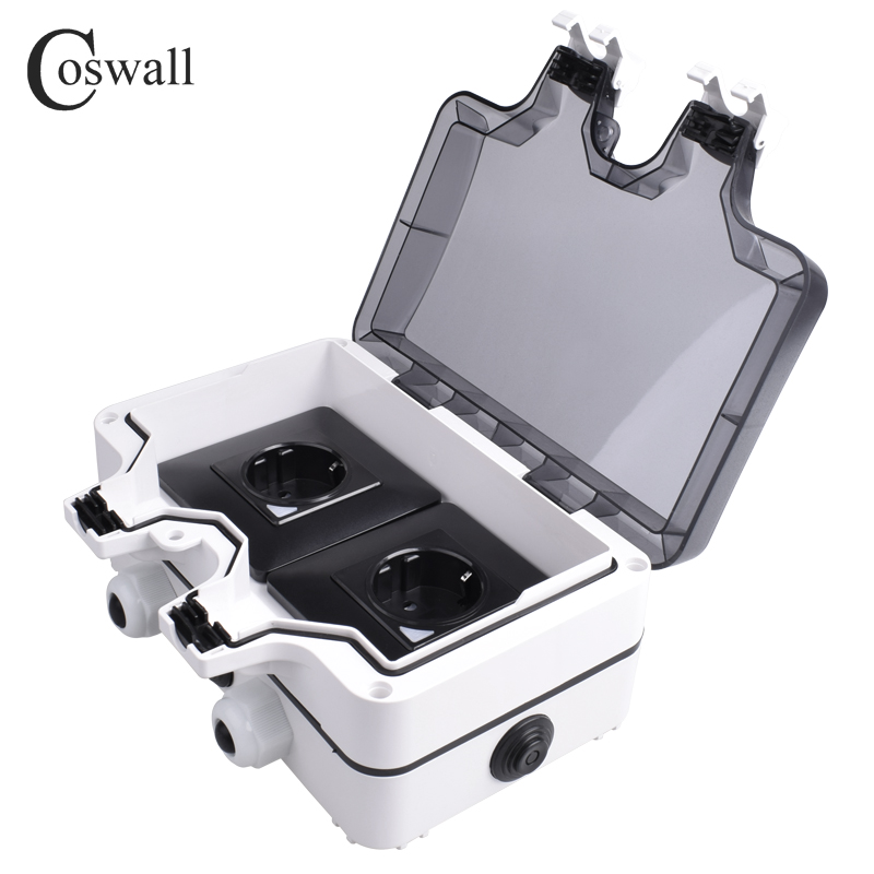 Coswall IP66 Waterproof EU Soc - Smart Wall Socket recension och pris