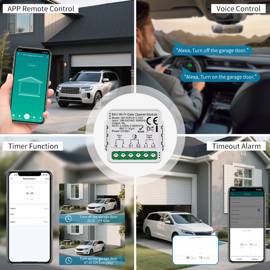 Tuya Smart WiFi or Zigbee Gara - Smart Home Sistem recension och pris