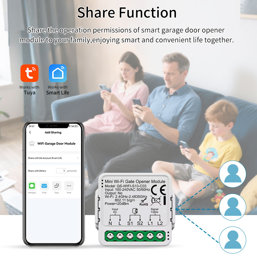 Tuya Smart WiFi or Zigbee Gara - Smart Home Sistem recension och pris