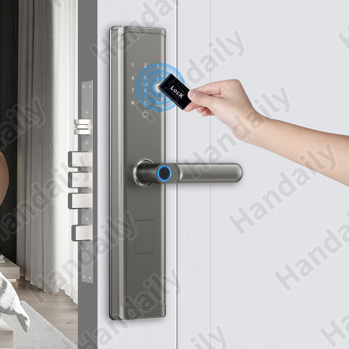 Tuya Wifi TTlock App Fingerpri - Smart Home Door Lock recension och pris