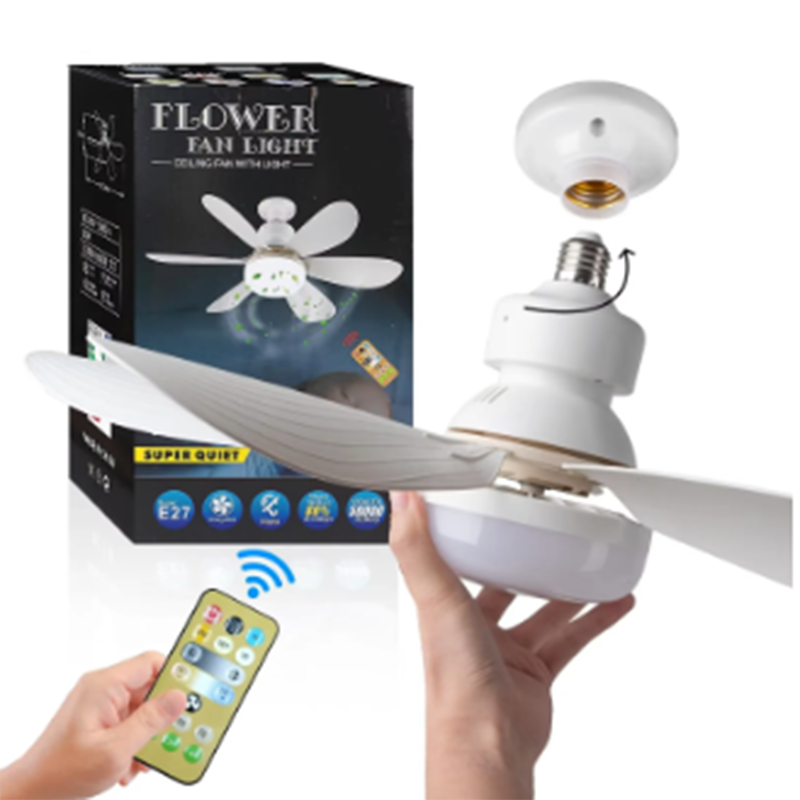 2026 Home E27 LED Ceiling Fan  - Smart Home Ventilation System recension och pris