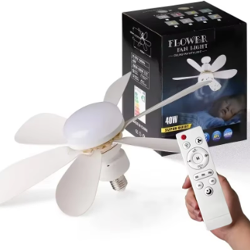 2026 Home E27 LED Ceiling Fan  - Smart Home Ventilation System recension och pris