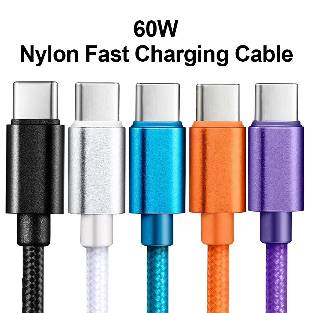 60W Braided USB C Cable 1M 2M  - Smart Home Samsung recension och pris