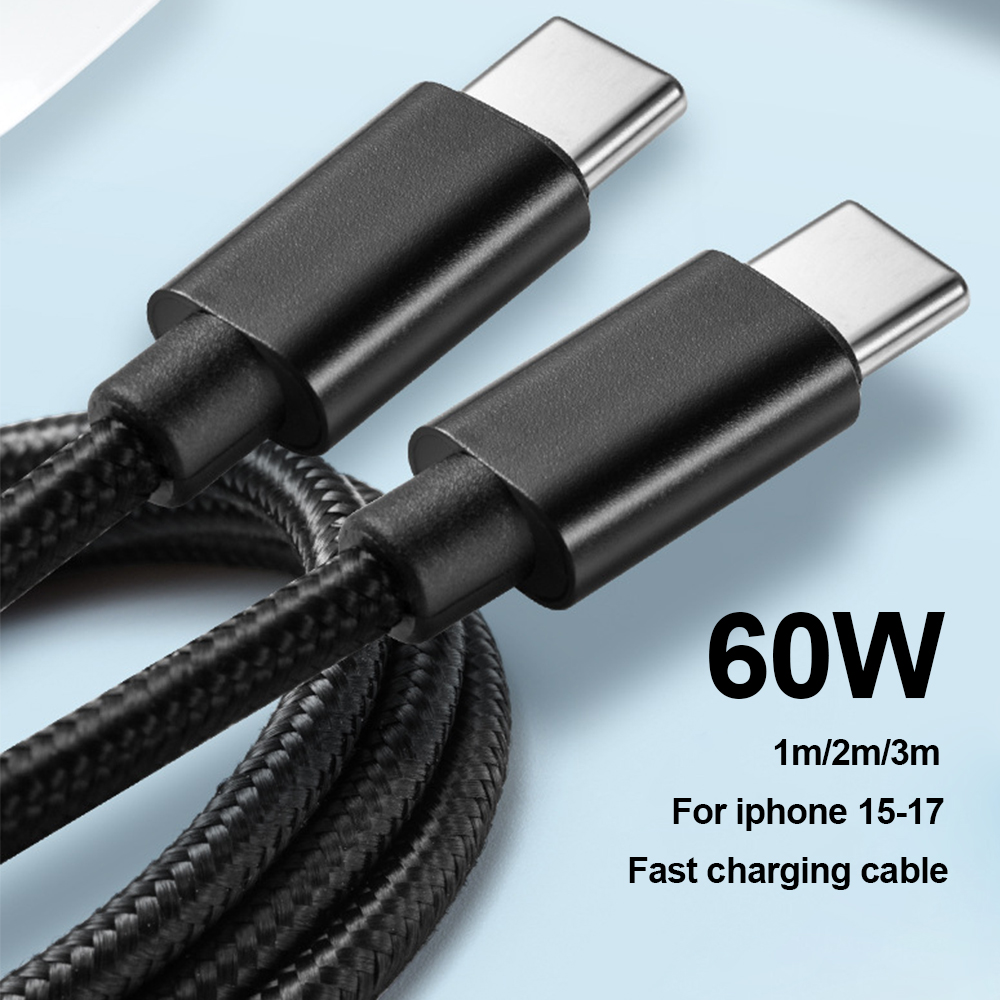 60W Braided USB C Cable 1M 2M  - Smart Home Samsung recension och pris