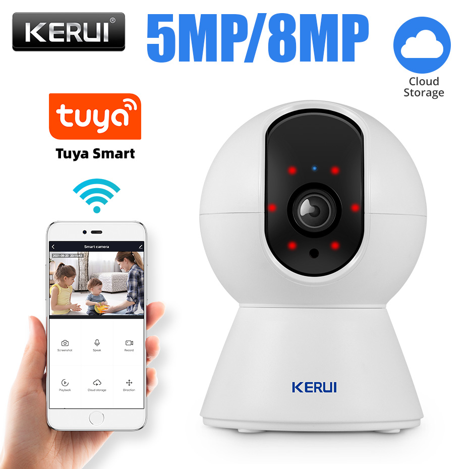 KERUI 8MP/5MP 4K WiFi IP Camer - Smart Home Windows App recension och pris