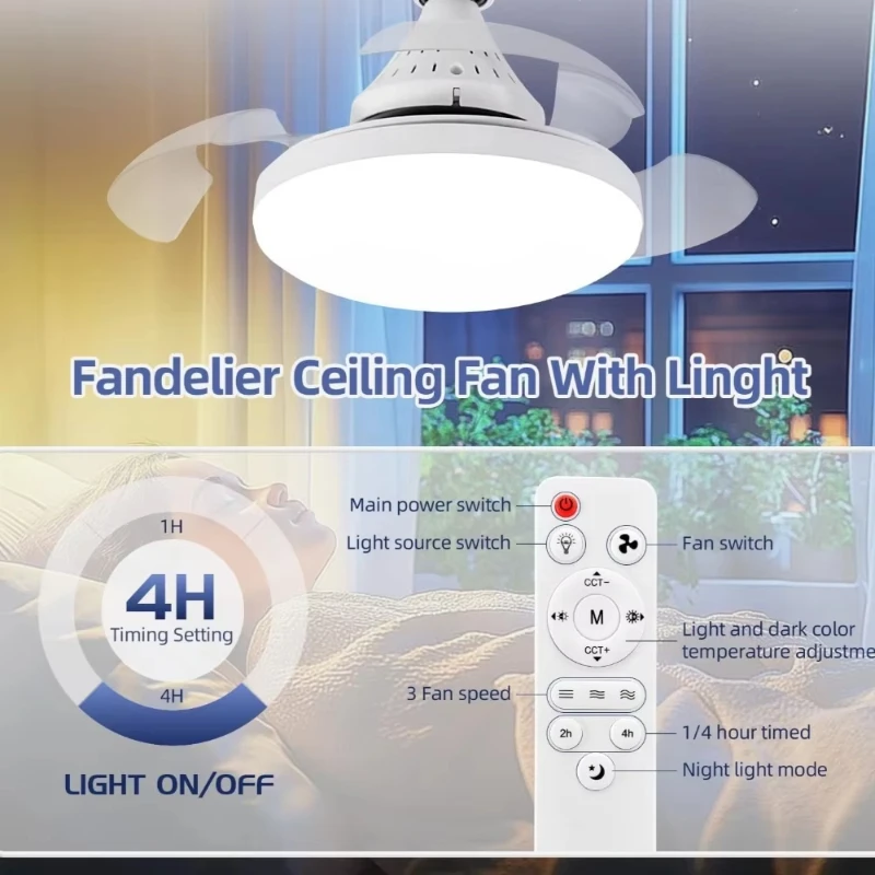Ceiling Fan With Lighting And  - Smart Home Ventilation System recension och pris