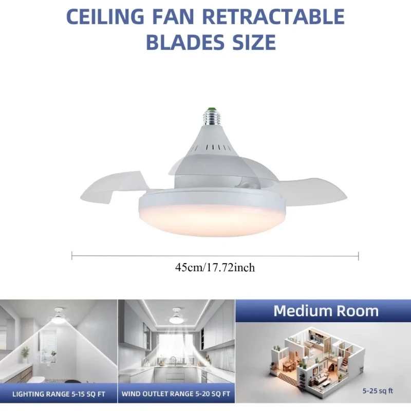 Ceiling Fan With Lighting And  - Smart Home Ventilation System recension och pris