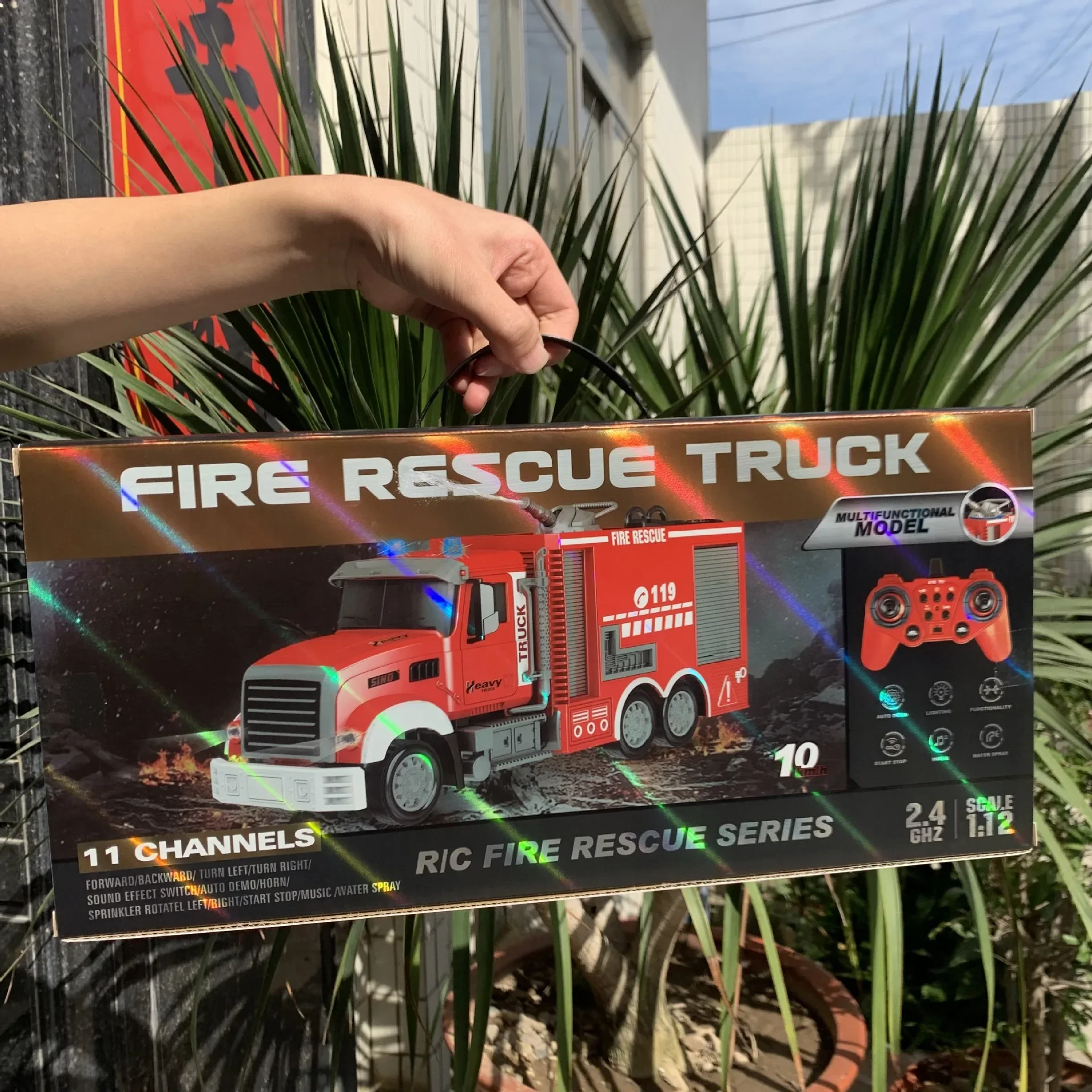 2.4G RC Fire Engine Car with S - Smart Home Hvac recension och pris