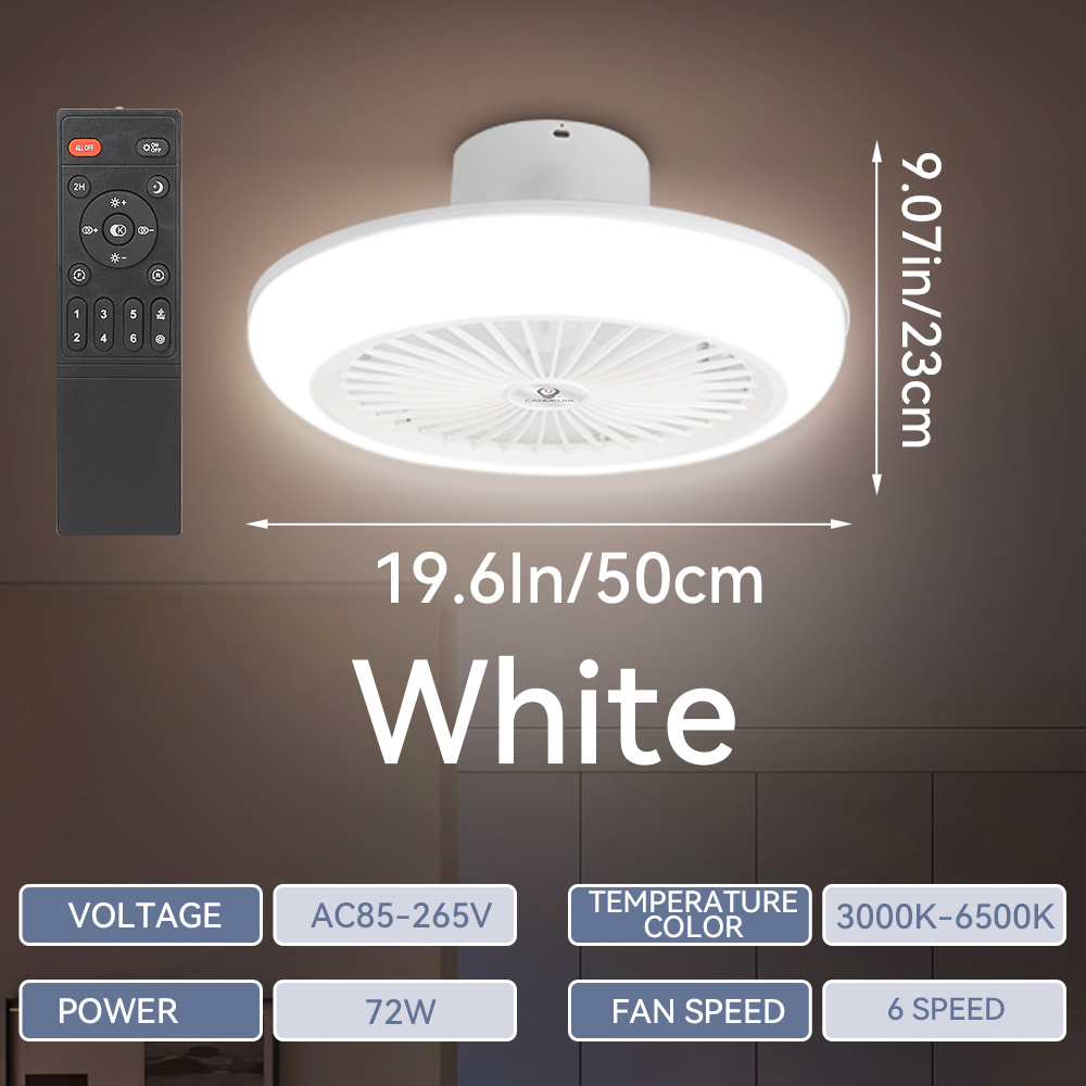 72W Ceiling Fan Ceiling Light  - Smart Home Ventilation System recension och pris