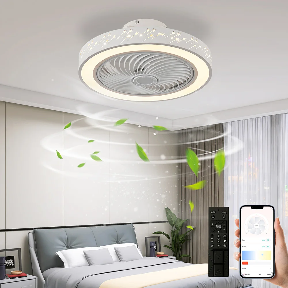 Smart App ceiling fan 46CM fan - Smart Home Ventilation System recension och pris