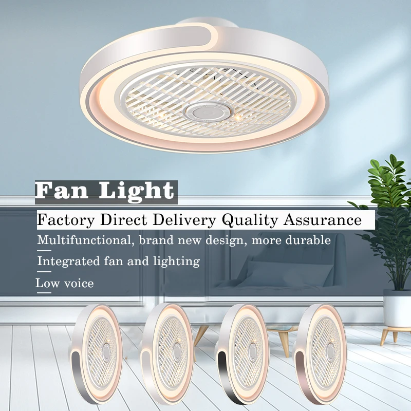 Modern New Smart Fan Light Liv - Smart Home Ventilation System recension och pris