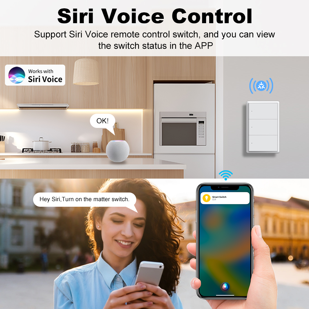MANHOT Homekit WiFi Smart Swit - Smart Home Google Assistant recension och pris