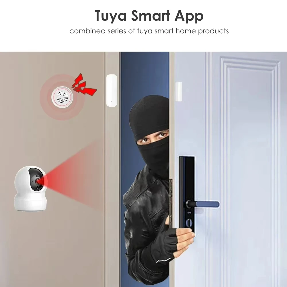 Tuya Zigbee/WiFi Magnetic Door - Smart Home Google Assistant recension och pris