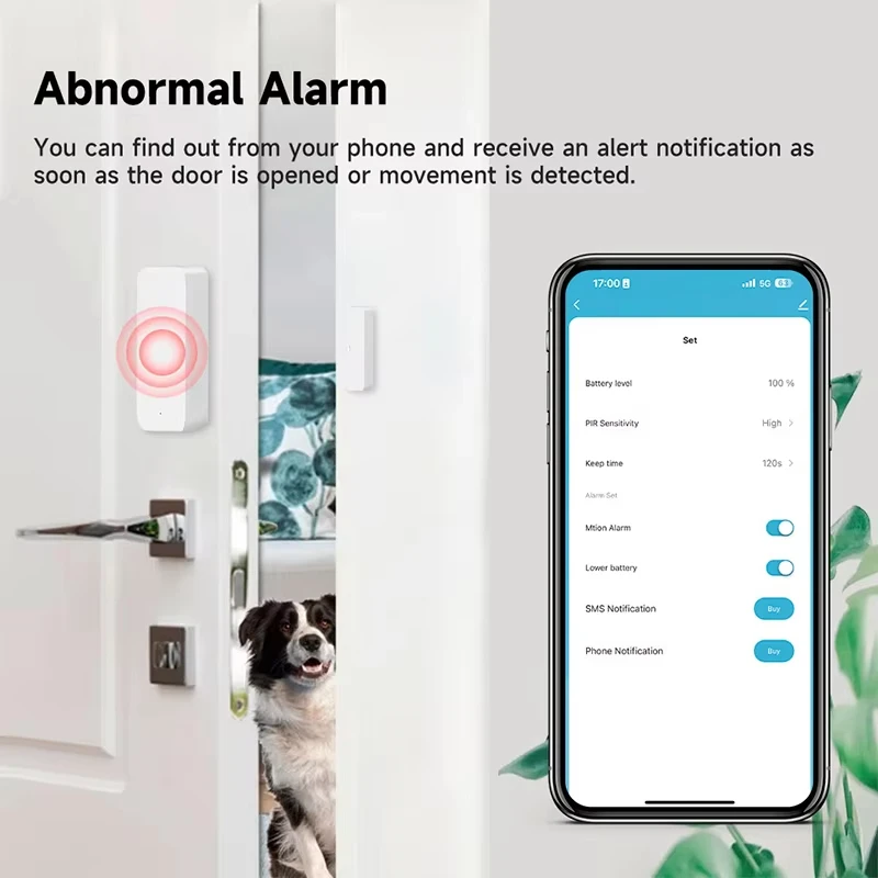 Tuya Zigbee/WiFi Magnetic Door - Smart Home Google Assistant recension och pris