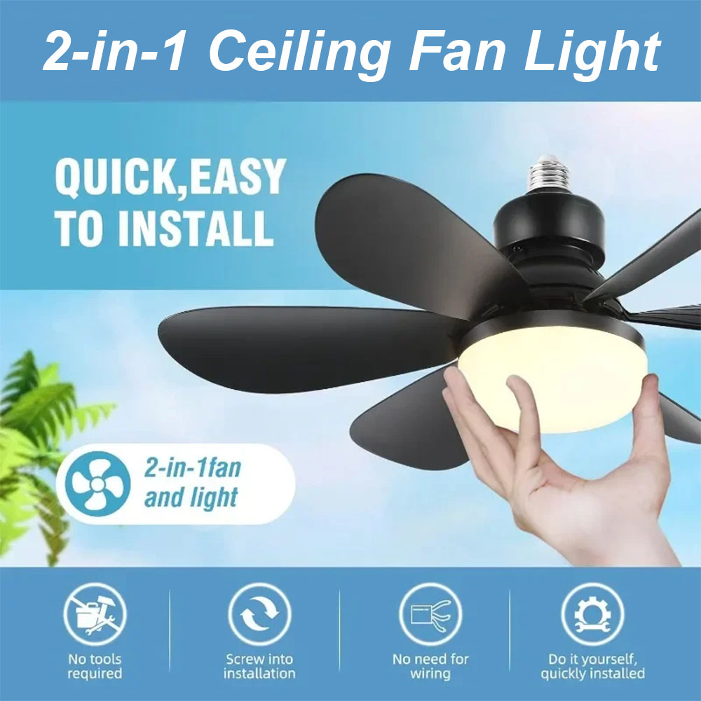 30/40W Ceiling Fan Lighting Co - Smart Home Ventilation System recension och pris