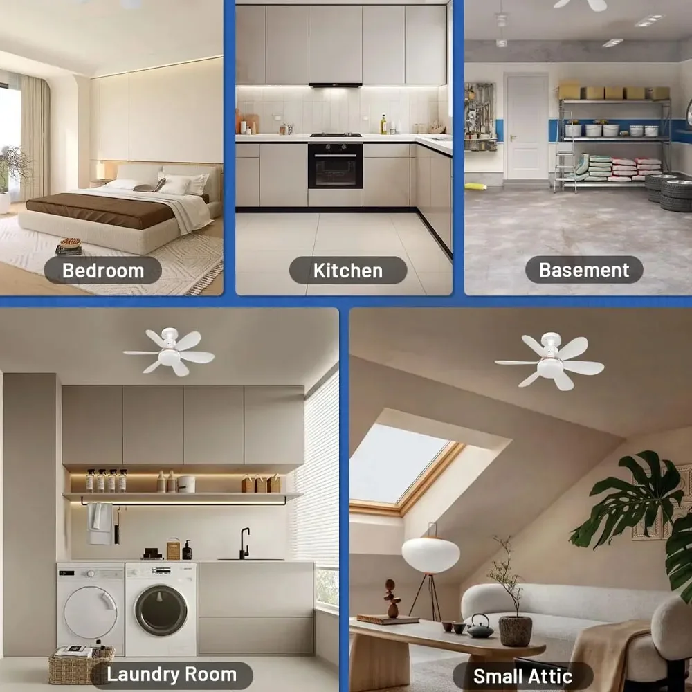30/40W Ceiling Fan Lighting Co - Smart Home Ventilation System recension och pris