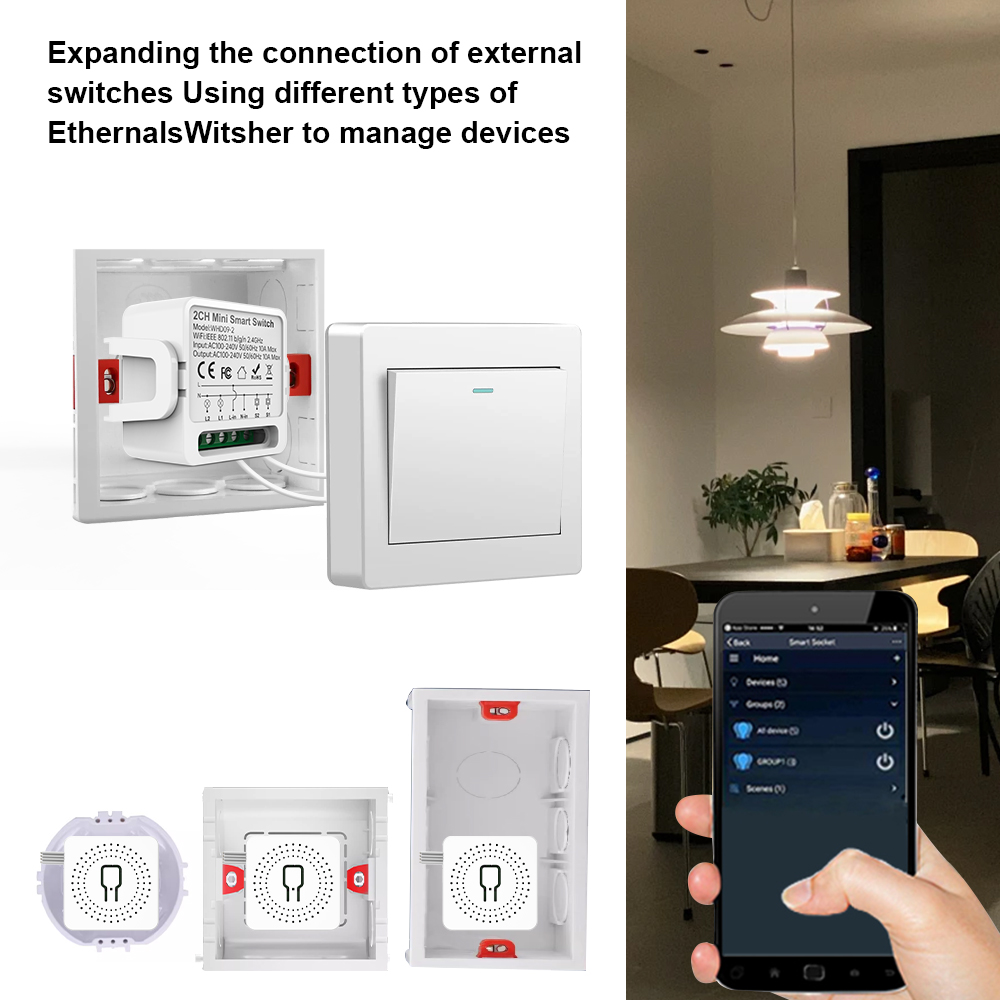 2 Way Tuya Smart Switch 2Gang  - Smart Home Sistem recension och pris