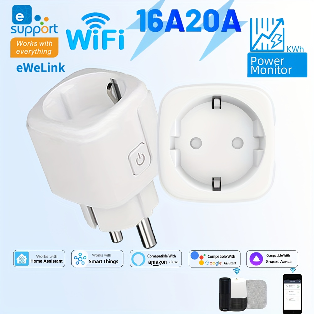 EWeLink Smart WiFi Socket EU R - Smart Wall Socket recension och pris