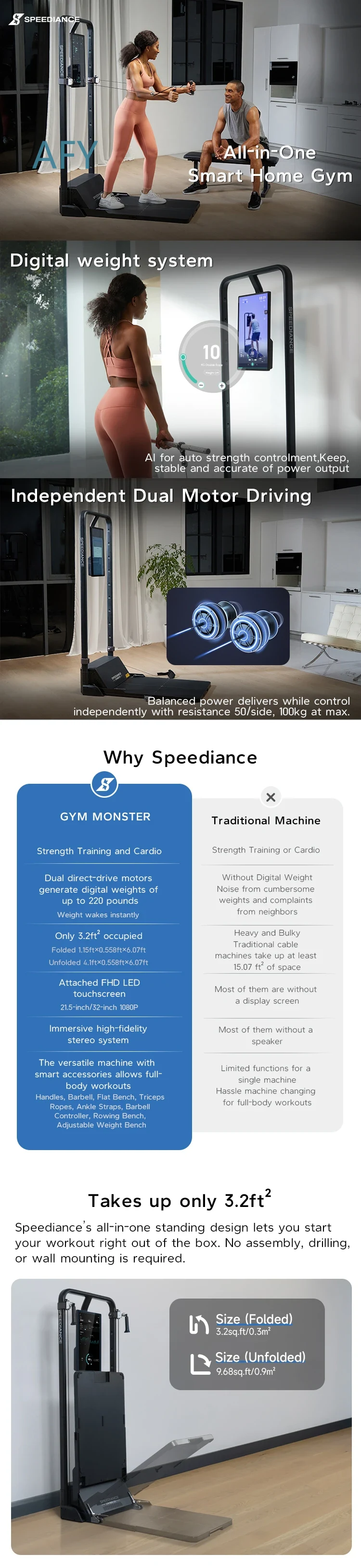 Smart Gym Mirror for Home Fitn - Smart Home Gym Mirror recension och pris