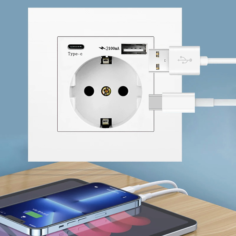 EIOMR EU Standard Power Socket - Smart Wall Socket recension och pris