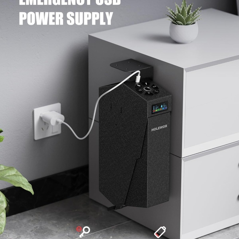 Smart Fingerprint Handgun Safe - Smart Home Box recension och pris