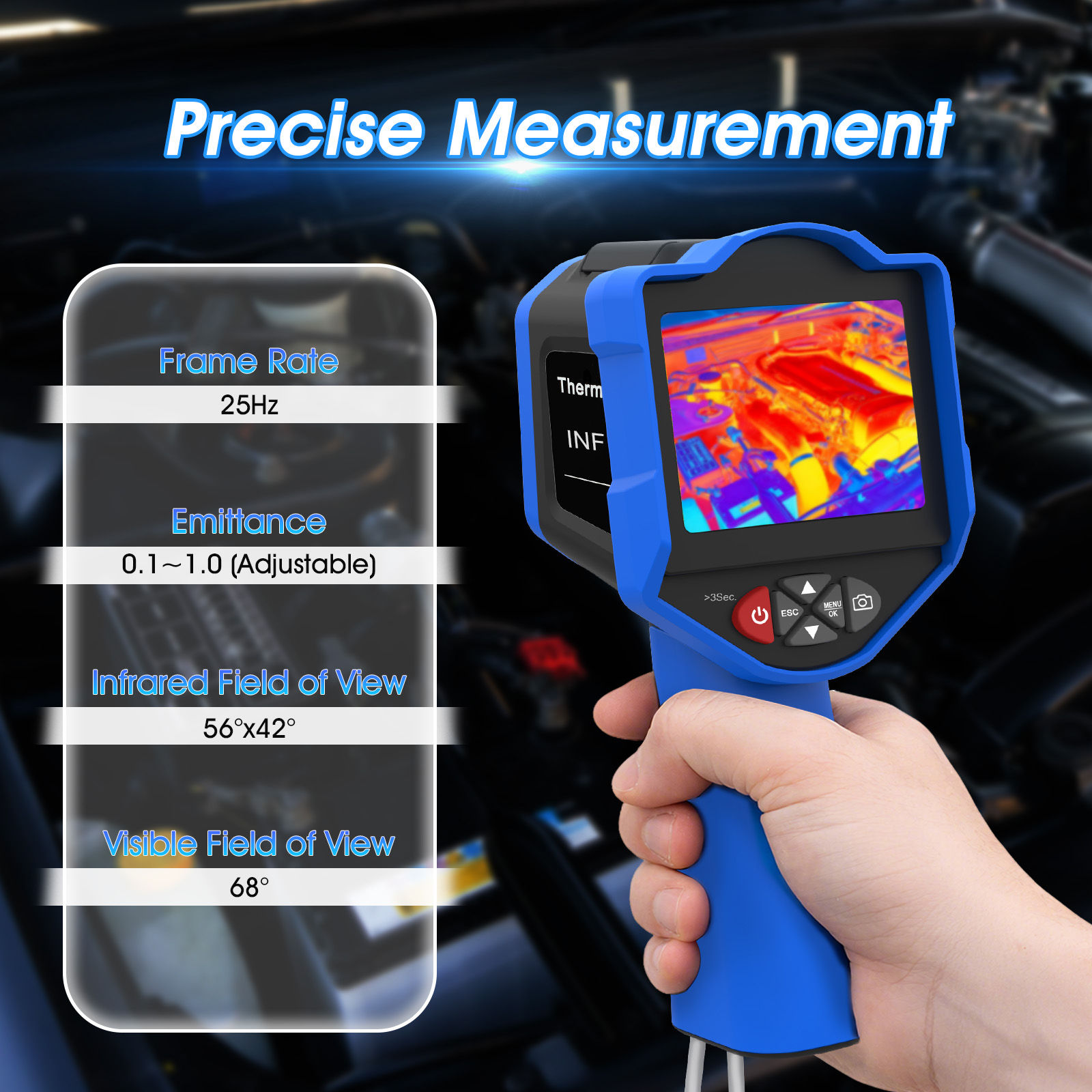 HoldPeak Thermal Imaging Camer - Smart Home Hvac recension och pris
