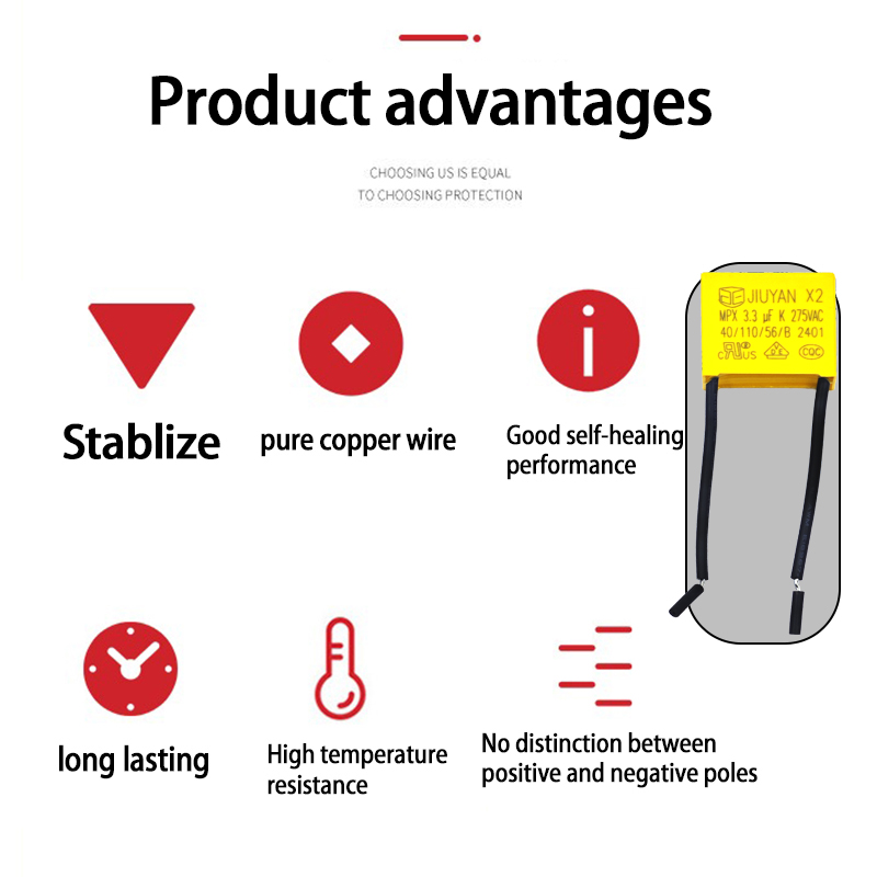 2.2uF X2 Safety Capacitor 275V - Smart Home Yellow recension och pris