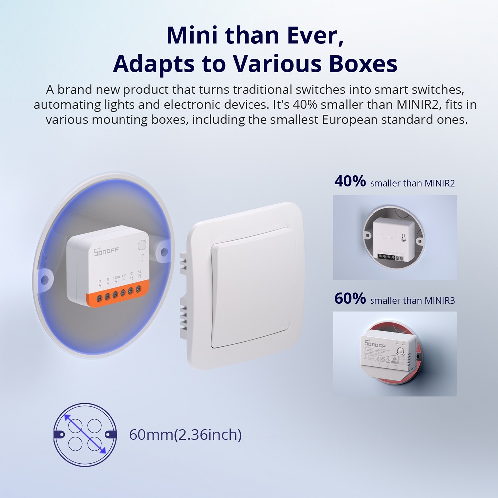 Sonoff Mini R4 Extreme Wifi Sm - Smart Home Sistem recension och pris
