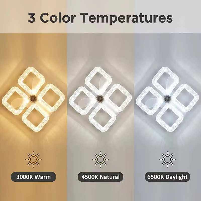Smart LED Ceiling Fan Light 48 - Smart Home Ventilation System recension och pris